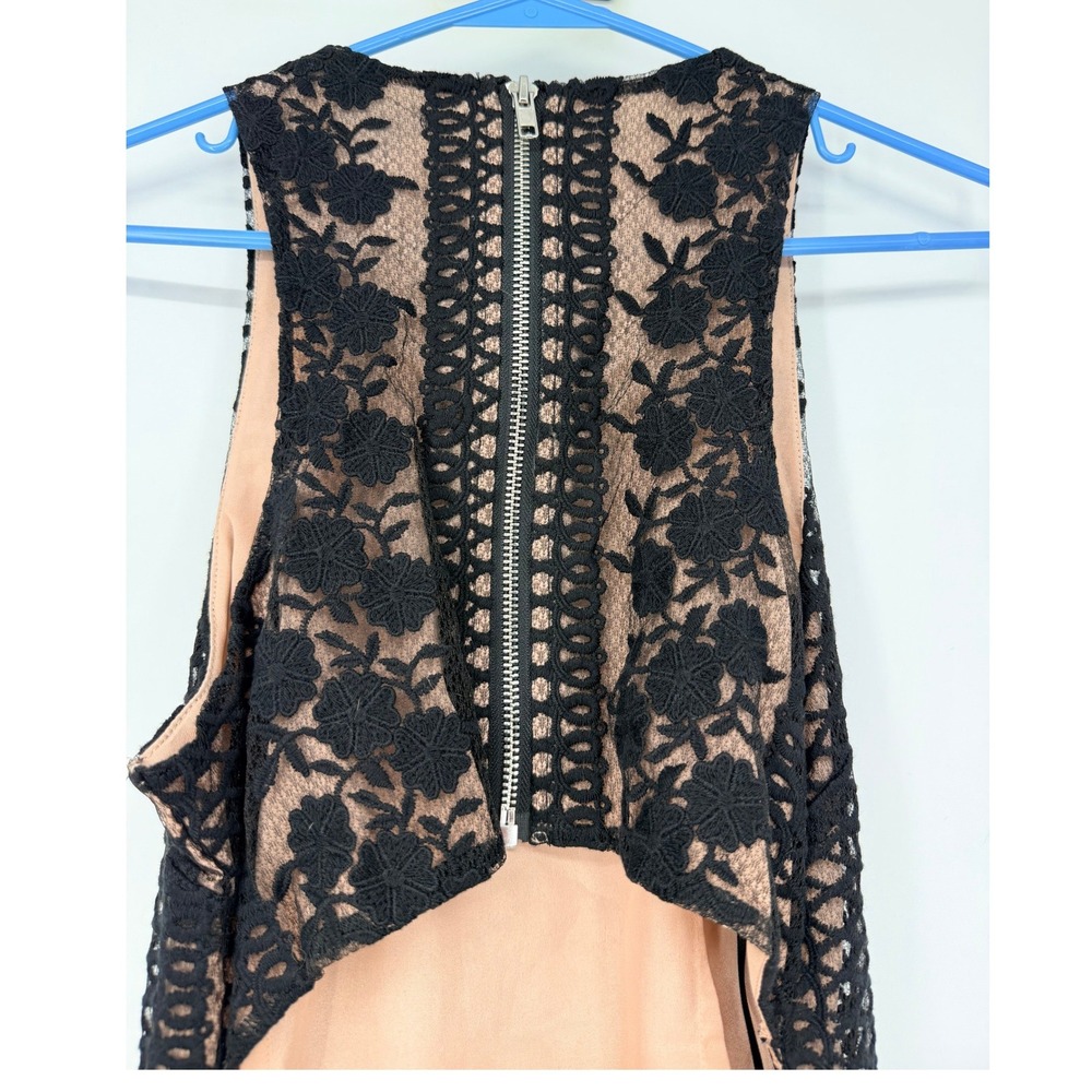 NBD x‎ Revolve Black Brianna Lace Back Cut Out Mini Dress Sleeveless XS - Picture 4 of 7